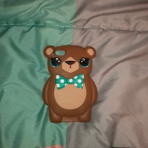 Cute teddy bear iPod case